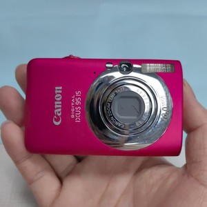 Fotocamera Canon IXUS 95 IS 10MP Rosa Con Sensore CCD E Caricatore