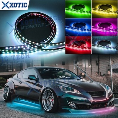 RGB Multi Color 180-LED Underglow Underbody Light APP Control For Hyundai Kia K5