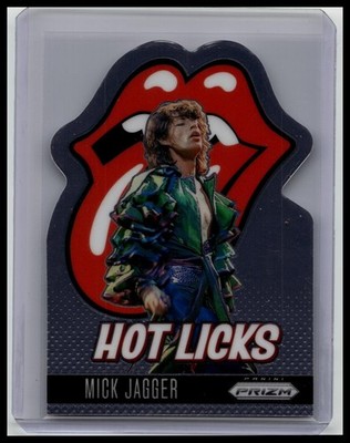 2025 Panini Prizm The Rolling Stones #12 Mick Jagger Hot Licks Die Cuts
