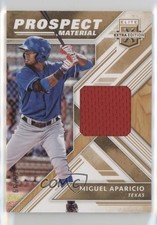 2018 Elite Extra Edition Prospect Materials Gold 79/99 Miguel Aparicio 5x0