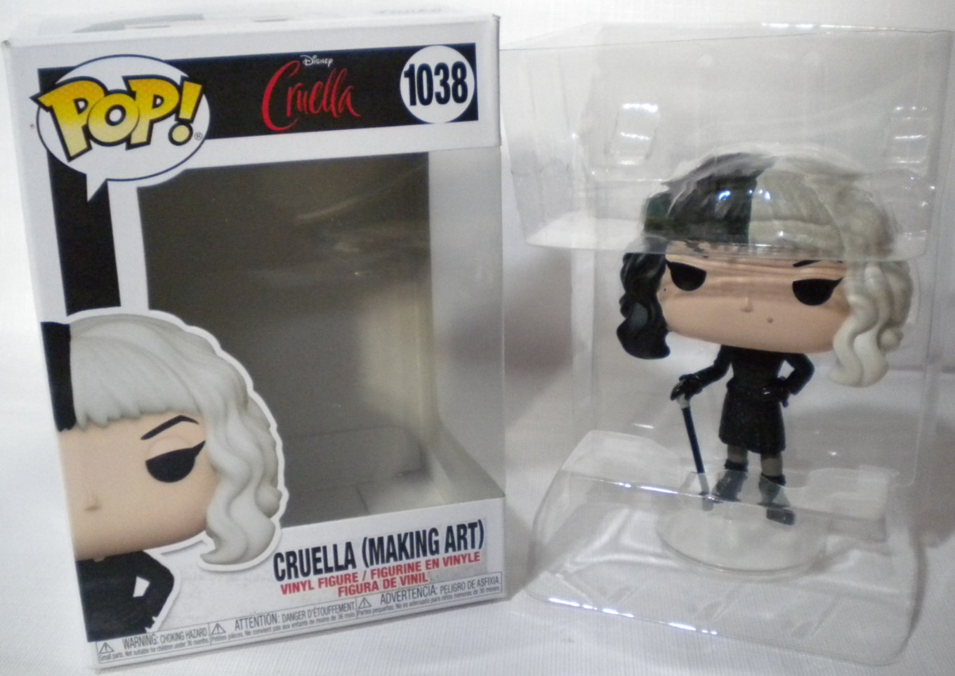 Funko Pop Cruella Making Art 1038 Disney Complete W/ Original Box Boxed