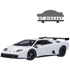 AUTOart LAMBORGHINI DIABLO GTR 1/18 MODEL CAR IMPACT WHITE 79136