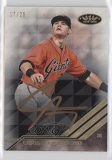 2018 Topps Tier One Break Out Bronze Ink 17/25 Christian Arroyo #BA-CAR Auto 0b0