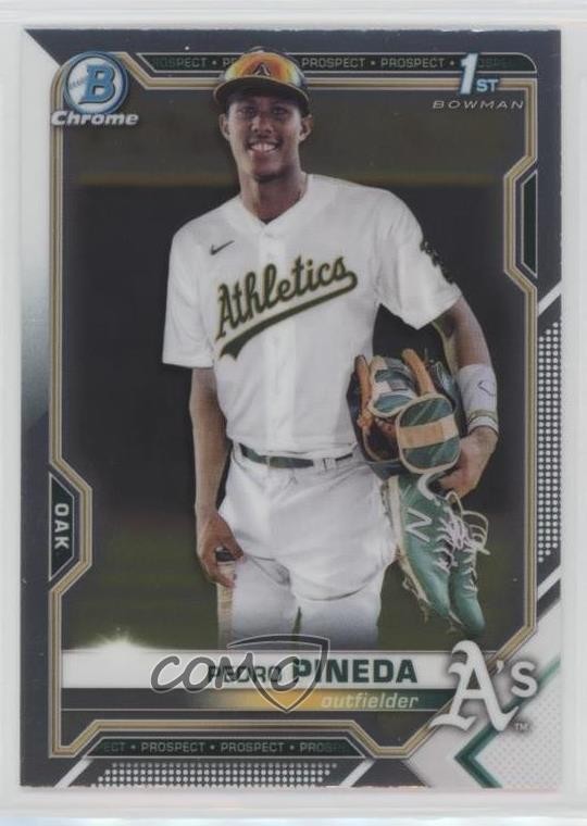 2021 Bowman Chrome Prospects Pedro Pineda #BCP-216 6b4