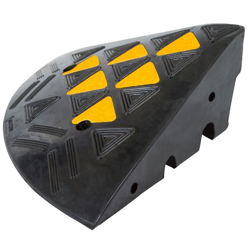 17-3/4" L x 17-3/4" W - Guardian Rubber Curb Ramp End