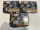 Lego Star Wars Lot 3x 332nd Ahsoka's Clone Trooper Battle Pack #75359 - 1 Open