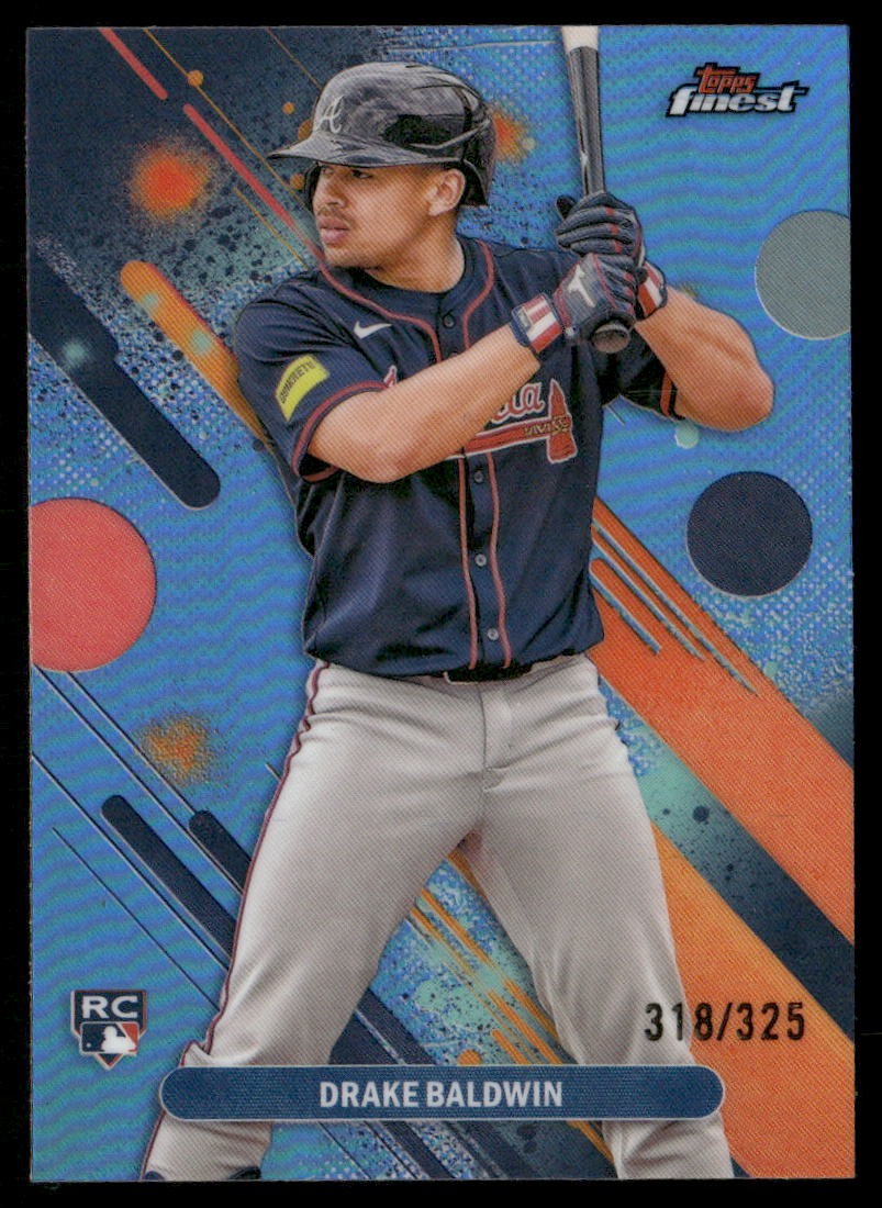 2025 Finest #21 Drake Baldwin Sky Blue #/325 RC