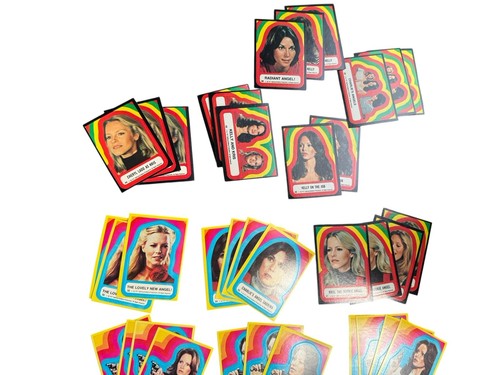 1977 Charlie's Angels Series Vintage Sticker Cards 86 Pieces #13 thru #44 - Picture 4 of 12