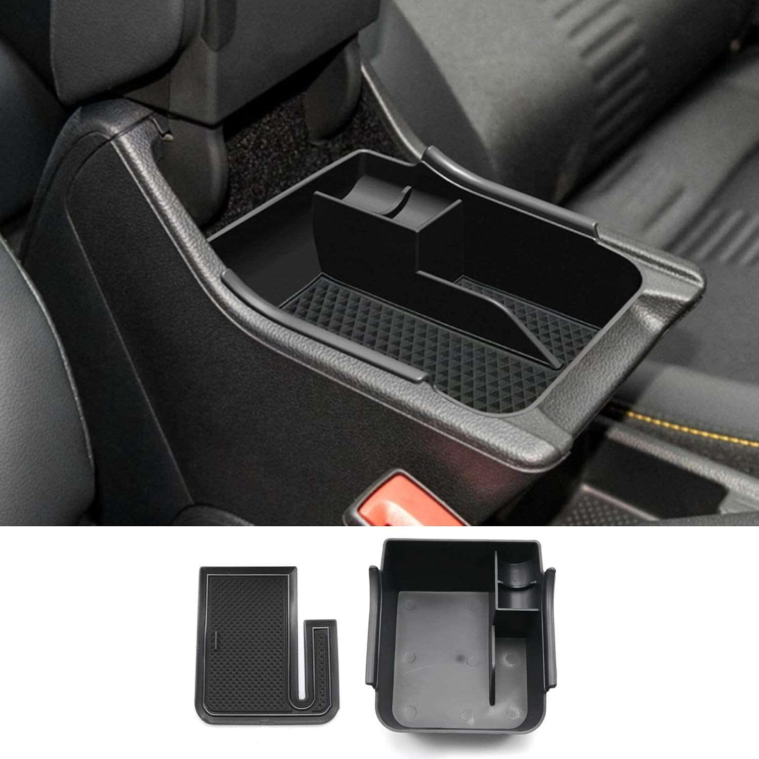 Vide poche accoudoir VW Polo AW Taigo 2018-2025 rangement console centrale