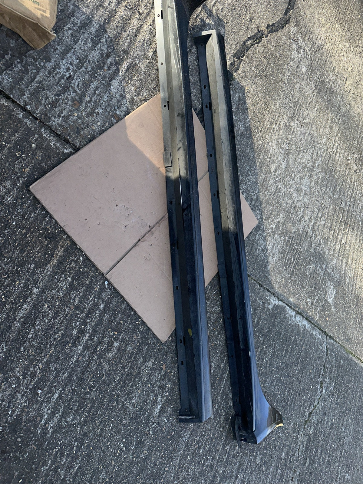 ✅️JAGUAR XF SIDE SKIRT LEFT&right  SIDE IN Black X260 2015-2022