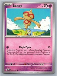 Baltoy 094/197 Obsidian Flames Common