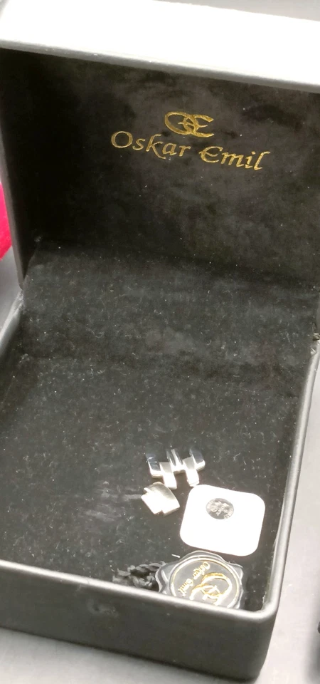 Relógio cronógrafo masculino OSKAR EMIL césio aço inoxidável muito bom estado e funcionando - Imagem 4 de 4