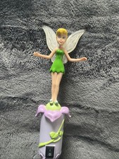 Disney Tinker Bell Fairy Night Light Flower Purple Plug In Vintage