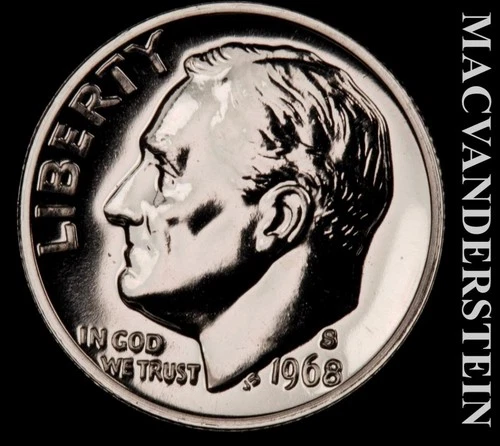 1968-S Roosevelt Dime Proof — photo from another recent sale
