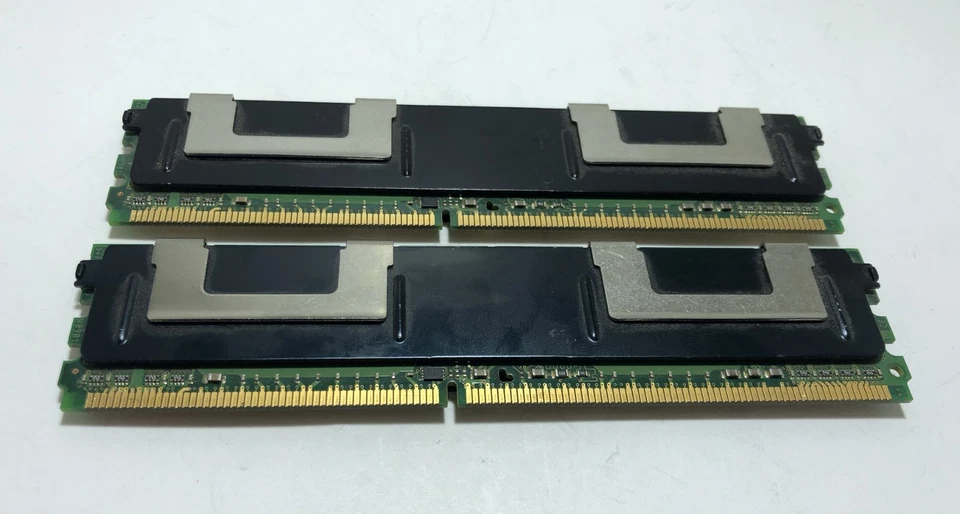 2x Kingston 1GB PC2-5300 DDR2-667 ECC FB-DIMM 2RX8 KVR667D2D8F5/1G server RAM - Image 2 of 2