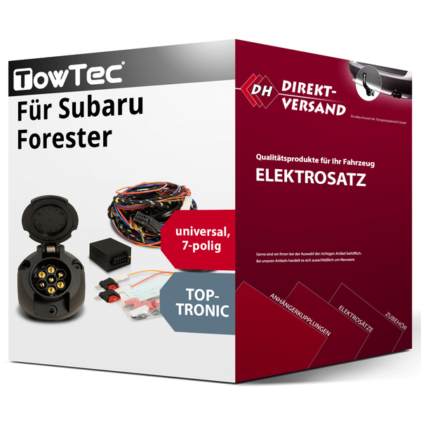 E-Satz 7Polig Universell für Subaru Forester 07.2002-12.2007 Esatz-image