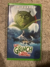 How the Grinch Stole Christmas Jim Carrey VHS