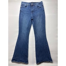 Lucky Brand Women's Stevie High Rise Flare Blue Jeans - Size 16/33 34x31.5 