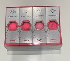 Ladies Callaway Supersoft Golf Balls 1 Dozen (one Faded)