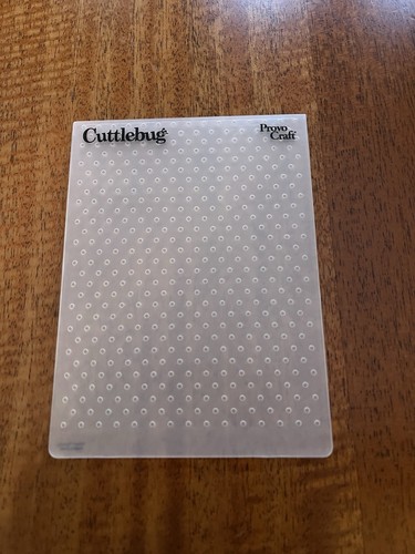 5x7 Cuttlebug Swiss Dots Prägefolder