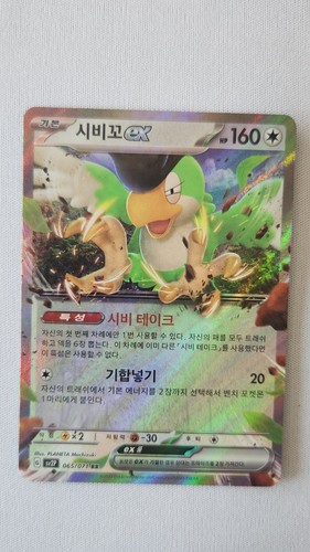 Squawkabilly Ex 65/71 Pokemon Card TCG Korean Snow Hazard Ultra Rare Holo NM