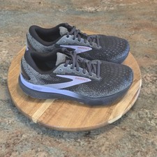 Brooks Ghost 16 Black Purple - Womens Size 8 - Athletic Running Training Shoes