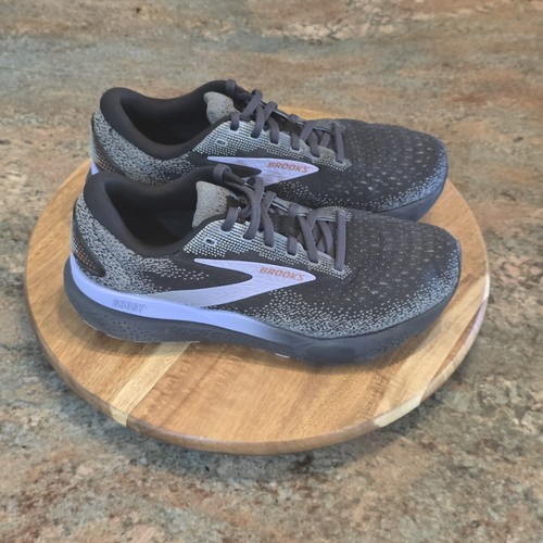 Brooks Ghost 16 Negro Púrpura - Mujer Talla 8 - Zapatos Atléticos de Entrenamiento para Correr