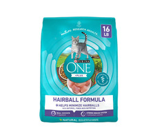 Purina ONE Plus, Hairball Formula Dry Cat Food, Chicken, 16 lb Bag