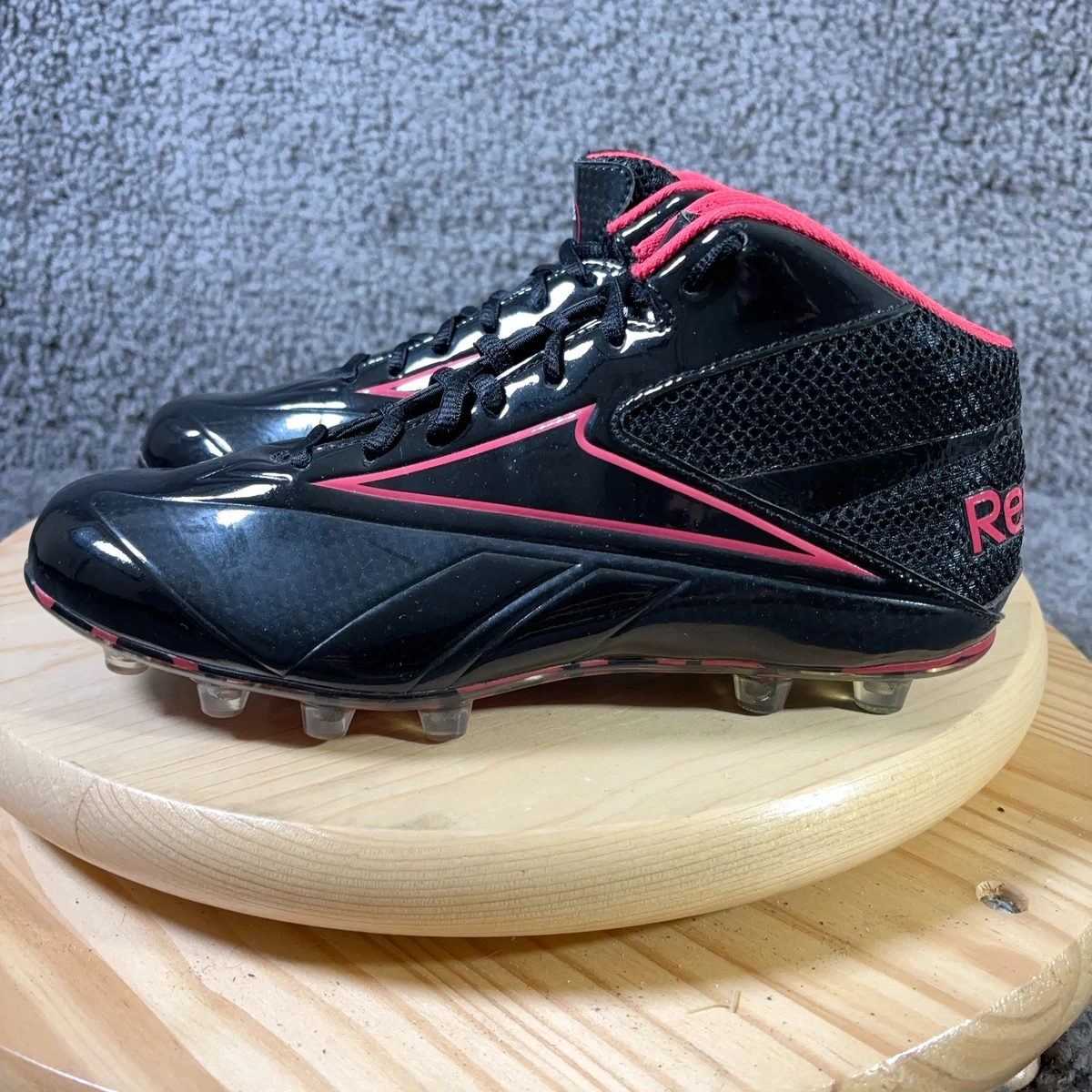 Reebok Black Football Shoes & Cleats for Men for sale | eBay display picture 3