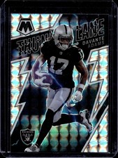 2022 Panini Mosaic #TL-9 Davante Adams Thunder Lane Mosaic
