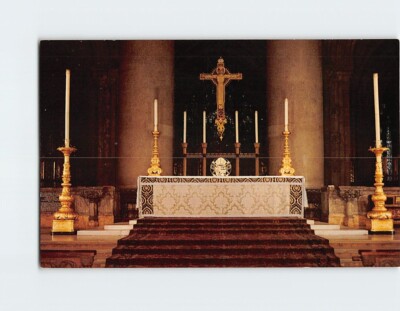 Postcard High Altar & Great Cross Cathedral of St. John The Divine NY ...