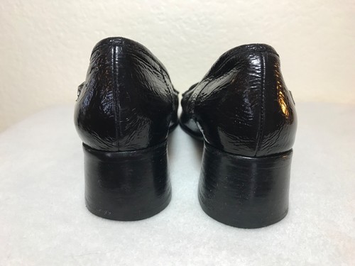 Taryn Rose TWO PAIR Shoes Black Patent Leather Loafer + Mary Jane HEELS SZ 7.5 - Picture 11 of 12