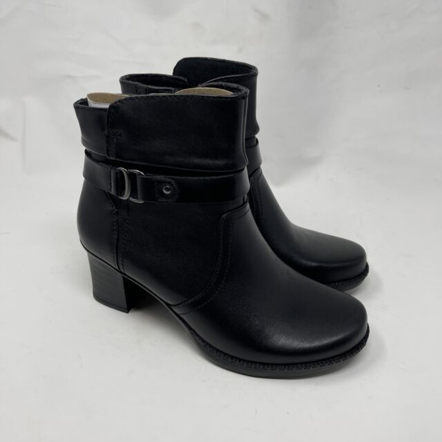 Earth Origins Wheaton Wade Ankle Boots - Women&#039;s Size 6.5m Black (c267)