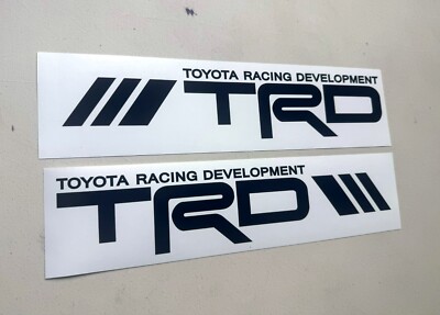 TRD Toyota Decal SET OF 2 Decal Toyota Racing Development Tacoma Tundra Sticker