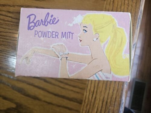 Barbie Power Mitt 1961 Roclar Toilettenartikel mit Pulver Mattel - Bild 1 von 14