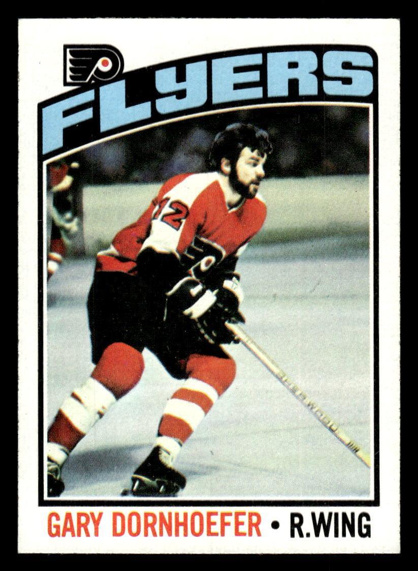 1976 TOPPS GARY DORNHOEFER 256 NRMT HOCKEY PHILADELPHIA FLYERS