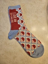 BlueQ Funny Women's Crew Socks - I Love An Easy Challenge 