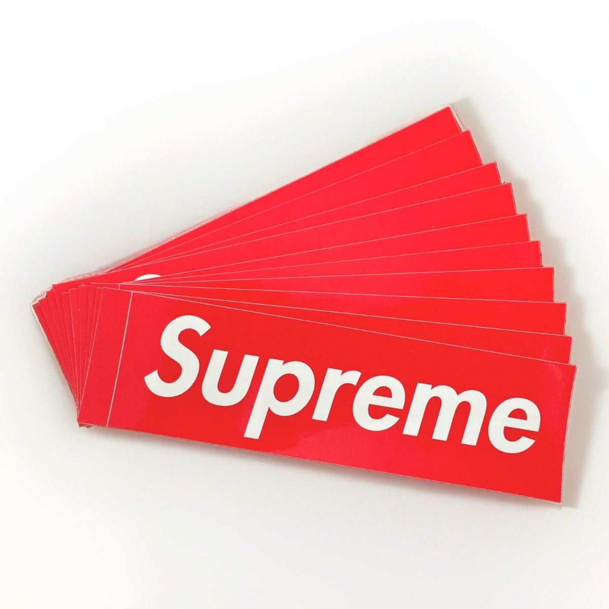 Supreme Red Box Logo Sticker SET OF 10 BULK 100% Authentic | eBay