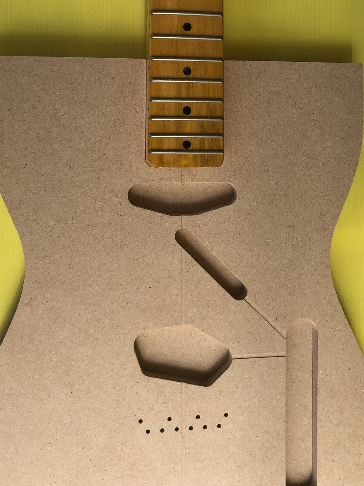 Template Chitarra Telecaster in MDF - Nuovo foto 2