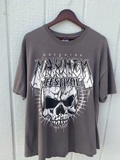 Vintage 2000s Y2K Rockstar Mayhem Festival Xl Shirt