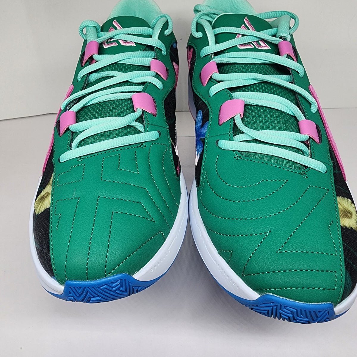 NIKE Mens Size 11 GIANNIS ZOOM FREAK 5 DX4985-401 Floral New /w