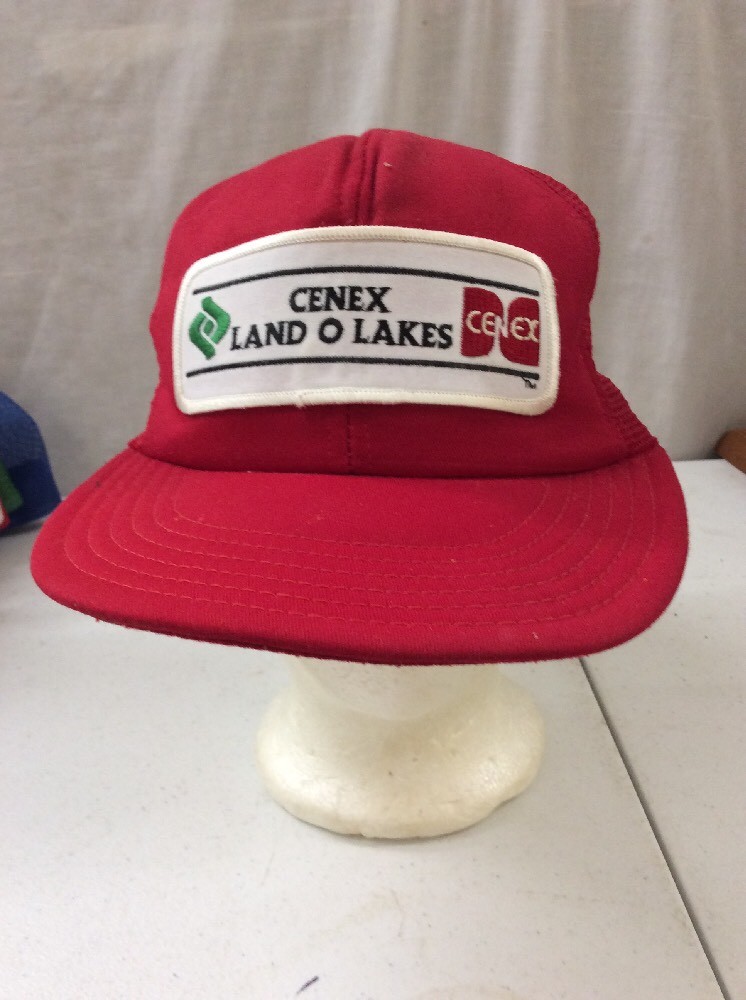 trucker hat baseball cap Vintage Mesh Snap Back Cenex Land O Lakes
