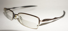 Oakley Sculpt 6.0 Toast Brown Half Rim Eyeglasses Frames 53-18 142 Unisex