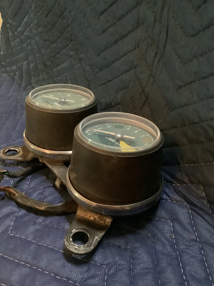 1971 Honda Cb175 CB 175 speeometer speedo tach tachometer gauges - Image 4 of 4