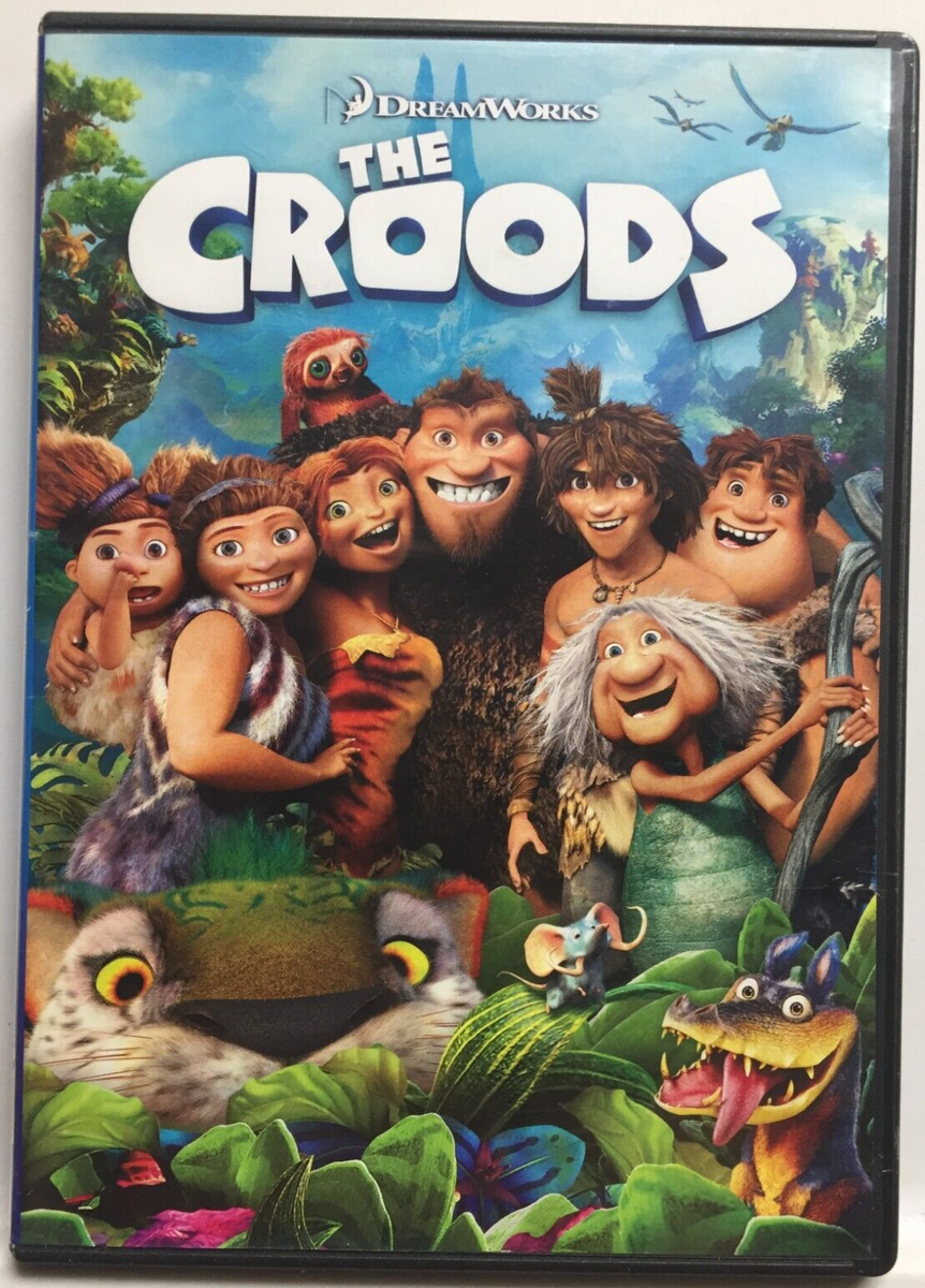 The Croods (DVD, 2013, Widescreen) Nicolas Cage, Emma Stone