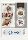 JOE MONTANA 2011 National Treasures Autograph Jersey Serial Number Match 16/24