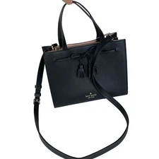 KATE SPADE- HAYES Ladies Medium Black Leather Crossbody NWT