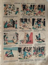 Imagen De Épinal N° 381 Aventuras De Dos Pequeños Jilgueros