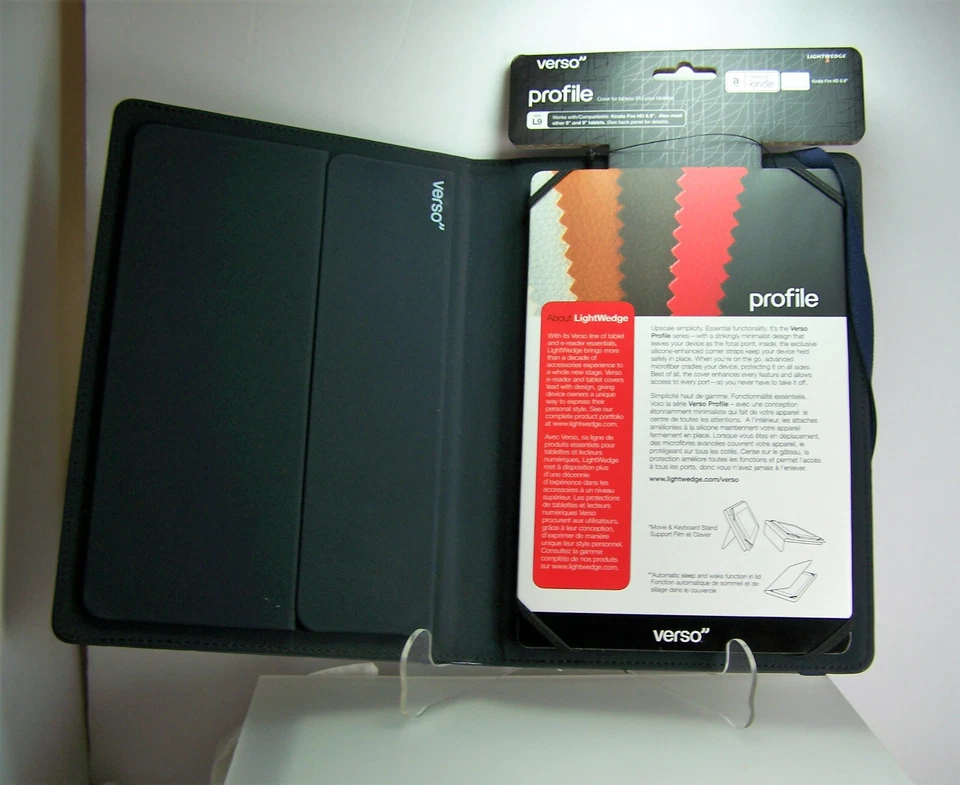 Verso  Blue Profile Easel Cover Size L9 for Kindle Fire HD 8.9" Nook HD - Image 4 of 4