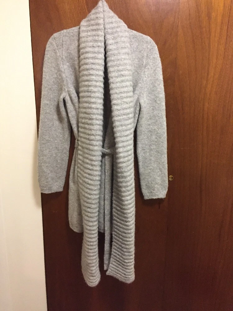 MAISON MARGIELA Raro cappotto maglione lungo sciarpa attaccata spessa Maison Martin Margiela